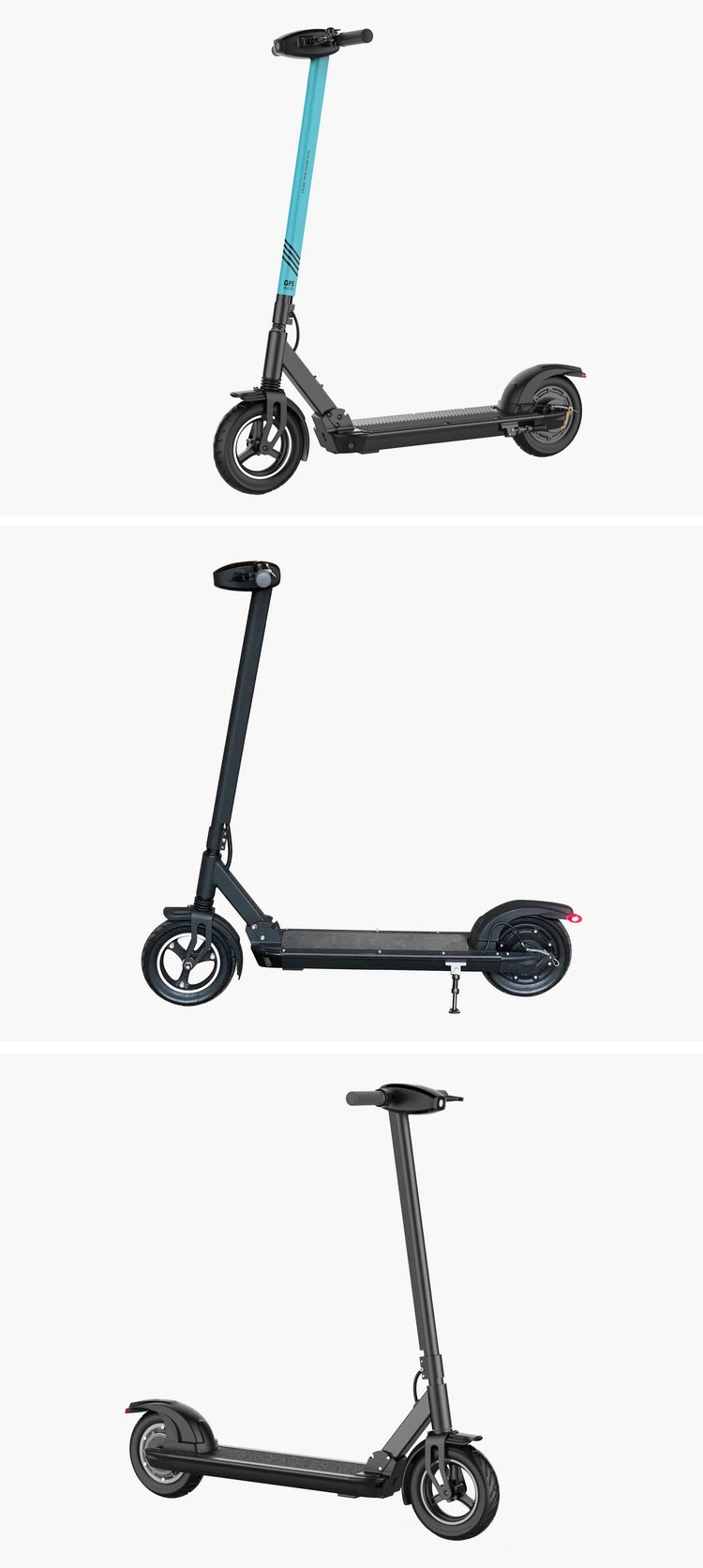 Factory Cheap Price Black Waterproof 350W Shared E-Scooter with Lithium Battery