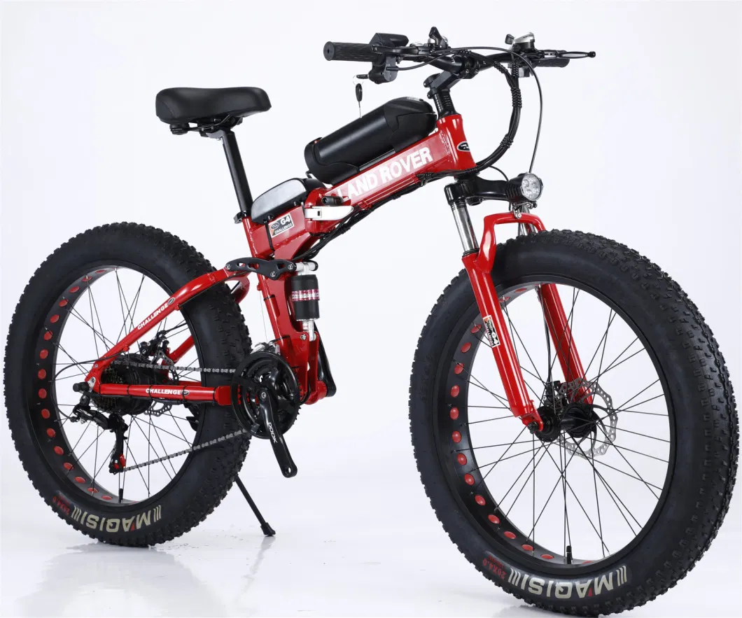 5% Discount 36V08ah 350W Vintage Retro Foloding Fat Tyre Bike City Super Fat Tire Electric Bike Foldable E-Bike